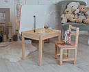 Дитячий стіл і стілець. Для навчання, малювання, гри. Стіл із шухлядою та стільчик., фото 8
