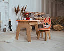 Вау! Дитячий стіл! Чудовий подарунок для дитини. Стіл із шухлядою та стільчик. Для навчання, малювання, гри, фото 6