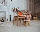 Вау!Дитячий стіл! Чудовий подарунок для дівчинки! Стіл із шухлядою та стільчик для навчання, малювання, гри, фото 4