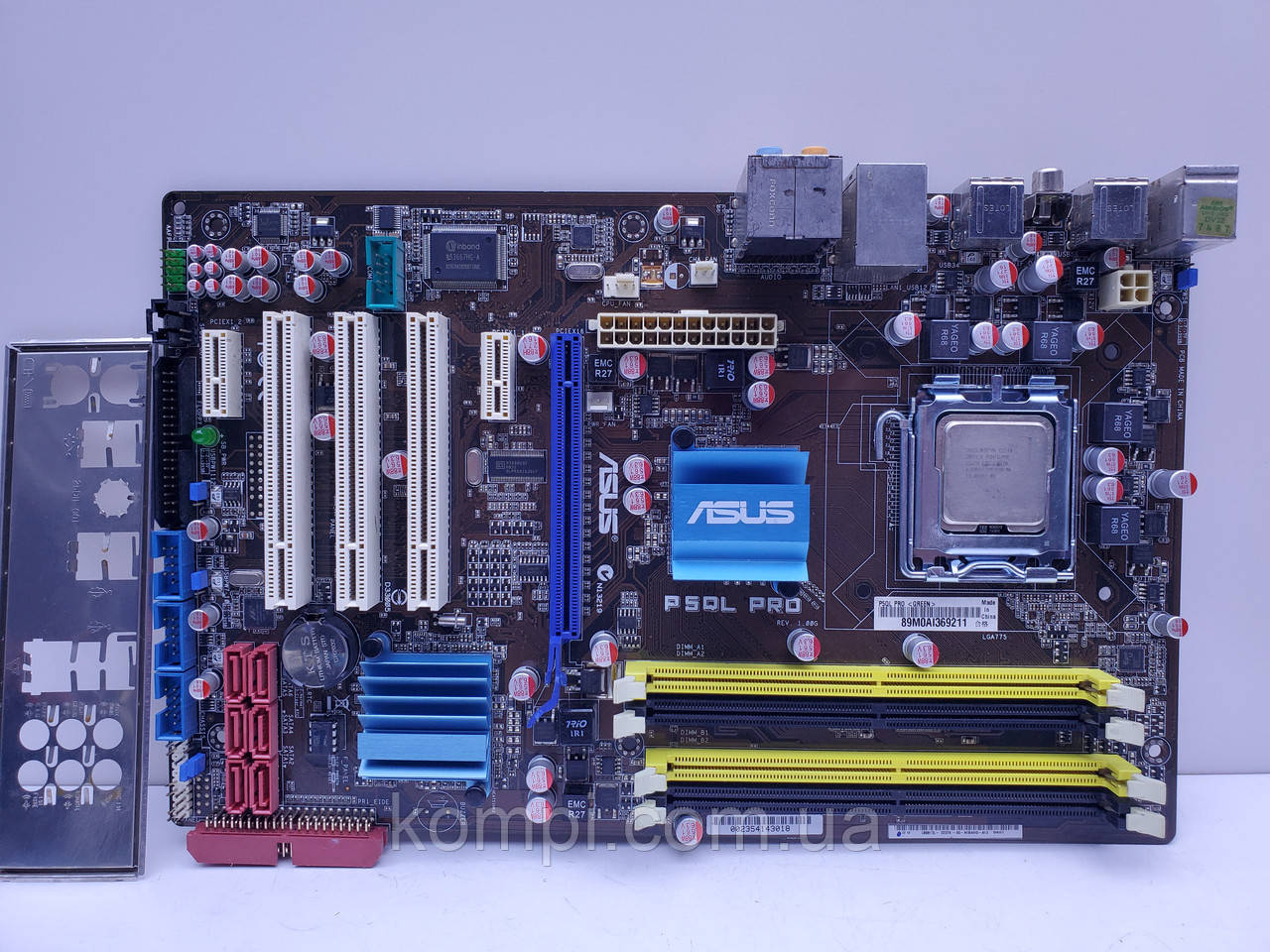 Материнська плата s775 ASUS P5QL PRO (Socket 775,DDR2,+E5200,б/у)