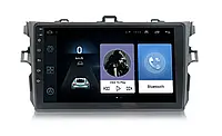 Штатная магнитола Toyota Corolla 2007-2013 9" QLED 4/32Gb 4G GPS WiFi USB DSP Carplay Android 12