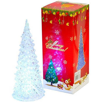 Сувенір Ялинка прозора CX-1 LED 17см CX-1(82590) G-Rich