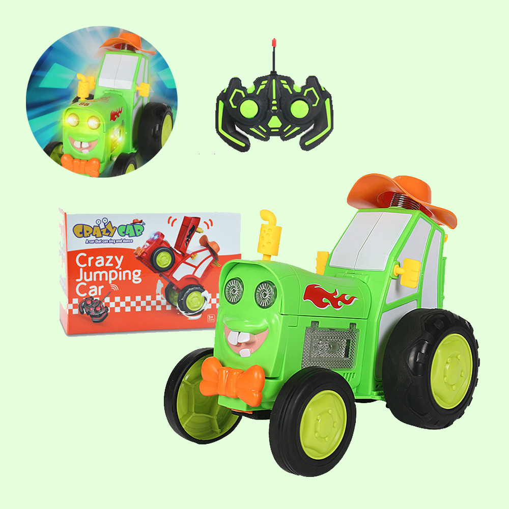 Дитячий іграшковий трактор на пульті управління (салатовий)