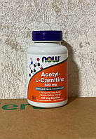 Ацетил-L-карнітин Now Foods Acetyl L-Carnitine 500мг100капсул