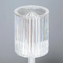 Настільна лампа нічник Crystal Table Lamp, Декоративний LED світильник — нічник із сенсорним керуванням, фото 5