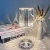 Настільна лампа нічник Crystal Table Lamp, Декоративний LED світильник — нічник із сенсорним керуванням, фото 7