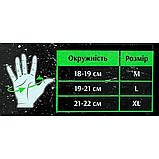 Велорукавиці зимові Grey's з пальцями та гелевими вставками, чорні L GR18413, фото 4