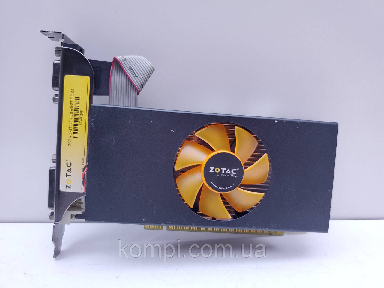 Відеокарта ZOTAC GeForce GT 640 2GB (2Gb,DDR5,128 Bit,HDMI,PCI-Ex,Б/у), фото 1