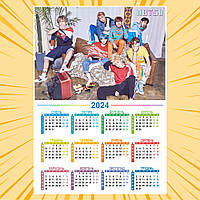 Плакат-календарь K-POP BTS