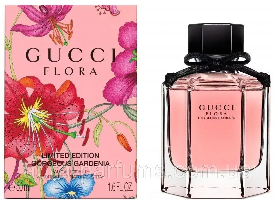 Жіночі парфуми Gucci Flora by Gucci Gorgeous Gardenia (Гуччі Флора Бай Гуччі Горджес Гарденія) 75 ml/мл