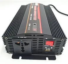 Перетворювач напруги AC/DC 12-220v, 1800W UPS+CHARGE, автомобільний інвертор, автоінвертор, фото 4