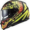 МОТОШОЛОМ ЗАКРИТИЙ LS2 FF320 STREAM EVO THRONE КОЛІР MATT BLACK H-V YELLOW, фото 3