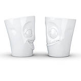Набір з двох чашок Tassen "Сміх та Смакота" (350 мл), порцеляна, фото 5