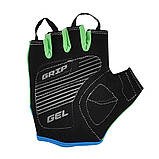 Велорукавиці дитячі Grey's з короткими пальцями (розмір 13-14) GR18715, фото 3