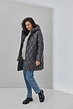 Зимова куртка для вагітних Akari OW-43.021 графітова, фото 2