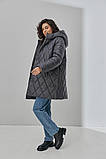 Зимова куртка для вагітних Akari OW-43.021 графітова, фото 4