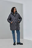 Зимова куртка для вагітних Akari OW-43.021 графітова, фото 5