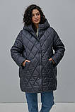 Зимова куртка для вагітних Akari OW-43.021 графітова, фото 7