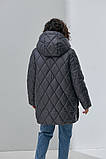 Зимова куртка для вагітних Akari OW-43.021 графітова, фото 8