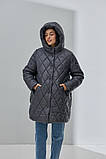 Зимова куртка для вагітних Akari OW-43.021 графітова, фото 9