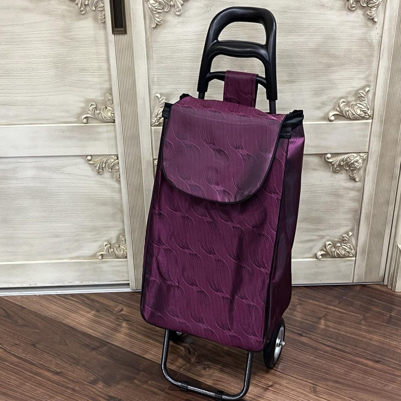 Сумка-візок на металевих колесах двоколісна