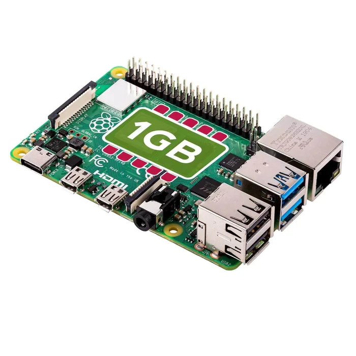 Мікрокомп'ютер Raspberry Pi 4 Model B 1 GB (SC0192)