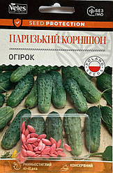 Насіння огірка Паризький корнішон 50шт ІНКР. ТМ ВЕЛЕС