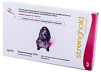 Капли Стронгхолд 120 для собак массой 10.1 - 20 кг (цена за 1 пипетку / 1 мл), Zoetis (срок до 11.2023 г)