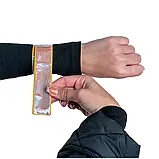 Набір браслетів світловідбиваючих персикових Kite K23-108-2, фото 3