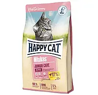 Сухой корм для котят от 4 до 12 месяцев Happy Cat Minkas Junior Care Geflugel, с птицей, 0,5 кг