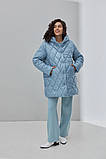 Зимова куртка для вагітних Akari OW-43.022 блакитна, фото 2