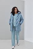 Зимова куртка для вагітних Akari OW-43.022 блакитна, фото 3