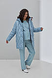 Зимова куртка для вагітних Akari OW-43.022 блакитна, фото 4