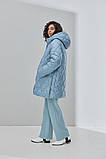Зимова куртка для вагітних Akari OW-43.022 блакитна, фото 5
