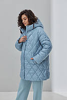 Теплая куртка для беременных Akari OW-43.022 голубая 46