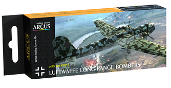 Набір фарб 'Luftwaffe Long-Range Bombers', Arcus 2013