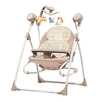 Колиска-гойдалка CARRELLO Nanny 3в1 CRL-0005 Beige Dot /1/