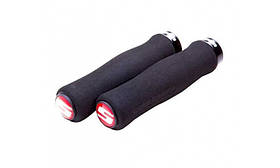 Грипси SRAM Contour Foam 129мм чорні з замком і заглушками для велосипеда
