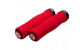 Грипси SRAM LOCKING Contour Foam 129mm Червоні з алюмінієвими замками та заглушками