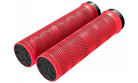 Грипси Truvativ Descendant 133 мм для велосипеда, червоні, анатомічні, легкі