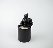 Аромасвічка ручної роботи Аполлон APOLLO BURLEY VANILLA BLACK 100% WOOD WAX 165 g