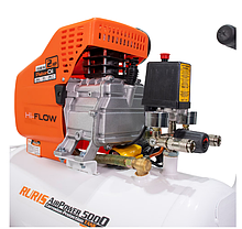 Компресор повітряний масляний 50л Ruris AirPower5000PLUS 50л, 1500 Вт компресор повітряний електричний, фото 3