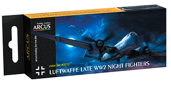 Набір фарб 'Luftwaffe Late-WW2 Night Fighters', Arcus 2012
