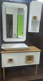 Підлогова тумба з умивальником Veronis Zurih 100 білий 100х43х85