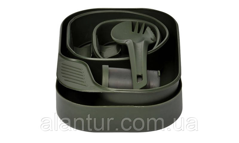 Набір посуду Wildo Camp-A-Box Complete, 7 предметів, для кемпінгу, оливковий, фото 1