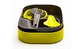 Набір посуду WILDO Camp-A-Box Duo Light для кемпінгу, 6 предметів, без BPA, компактний, зелений