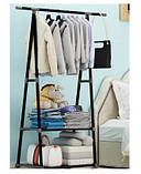 Універсальна міцна підлогова пересувна вішалка для одягу Coat Rack, фото 2