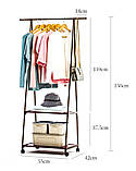Універсальна міцна підлогова пересувна вішалка для одягу Coat Rack, фото 7