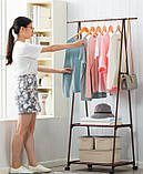 Універсальна міцна підлогова пересувна вішалка для одягу Coat Rack, фото 8