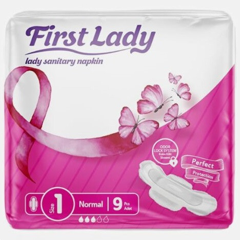 Гігієнічні прокладки для жінок First Lady Normal 3 краплі (9 шт)